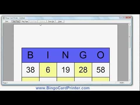 Numbers Bingo Cards - how to create with the Bingo Card Maker by BingoCardPrinter.com