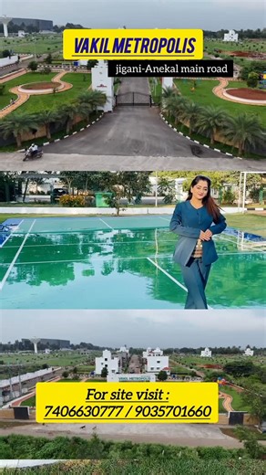 Sowmya Devanga on Instagram: "Vakil metropolis It’s a 100 acres township, the first phase is 27 acres, project name vakil metropolis and plots 30*40 starts at 69 lakhs and villa start from 1.2 crore and just pay 4.99 lakh and own a villa 7406630777 / 9035701660"