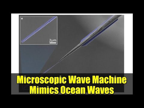 Microscopic Wave Machine Mimics Ocean Waves