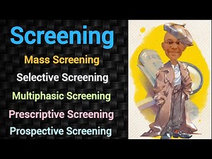 Screening | Types of Screening | Uses of Screening | Examples of Screening | PSM lecture | Arpit PSM