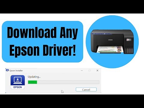 How To Download Driver For Any Epson Printer - [Windows PC & MAC]