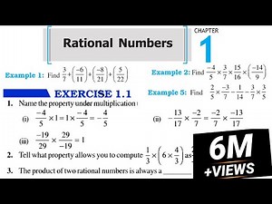 Chapter 1 Rational Numbers || Exercise 1.1 || Class 8 Maths || RBSE CBSE NCERT