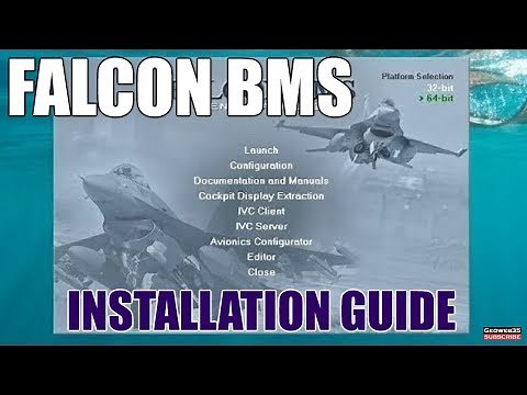 How to install Falcon BMS 4 33 U4 (2018)