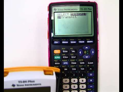 Linking and Transferring Programs on a TI 83 or 84