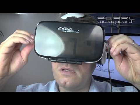 LUNETTES DE REALITE VIRTUELLE VRB70.3D avec casque audio intégré - [PEARLTV.FR]