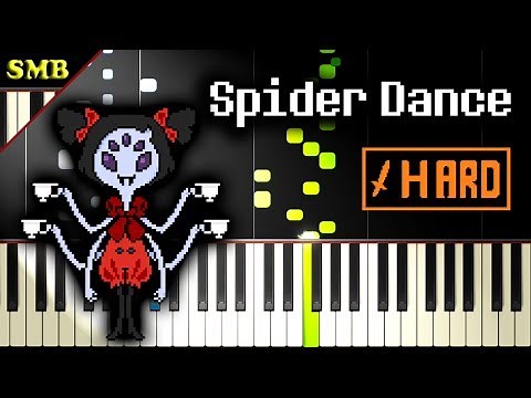 UNDERTALE - SPIDER DANCE - Piano Tutorial