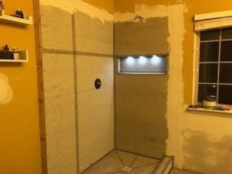 How to install Hardiebacker cement board for a shower or bathroom