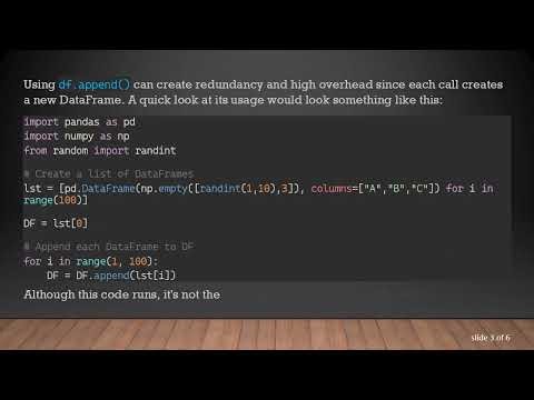 The Fastest Way to Vertically Stack Multiple DataFrames in Python
