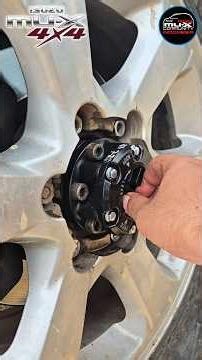 ISUZU MUX 4x2 to 4x4 : DRIVE SHAFT TROUBLE - MANUAL LOCK HUB