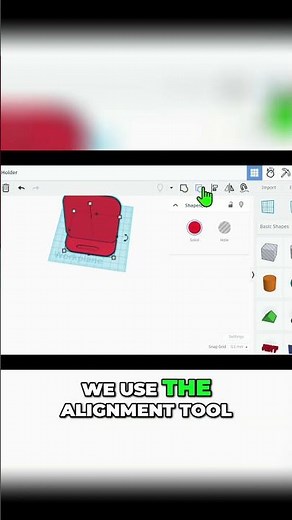 How to Align Pieces in Your Project using Tinkercad - Tinker Time Tutorial #tinkercad #3dprinted