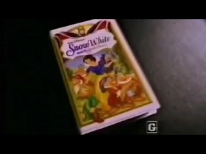 Snow White and the Seven Dwarfs vhs commercial 1994