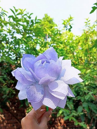 How To Make Lotus | DIY Flowers | Paper Flowers #craft #papercraft #diy #shortvideo