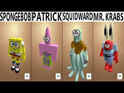 How To Make SpongeBob SquarePants Characters In Roblox