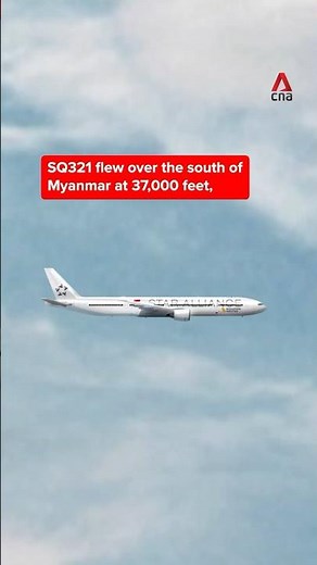 Flight data shows what happened when SQ321 hit turbulence