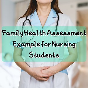 Family Health Assessment Example for Nursing Students