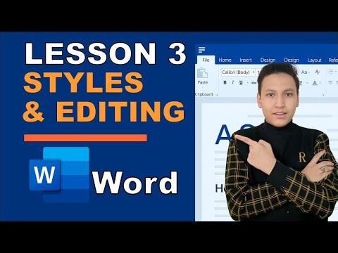 How to Use Styles and Editing Features in MS Word