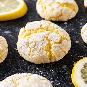 Lemon Crinkle Cookies