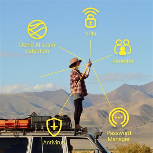 ☝️One plan for your devices & privacy 🔥Antivirus firewall 🌴VPN 💪Password Manager ☁️Cloud Backup 👀Dark Web Monitoring …in a single Norton 360 membership. | Norton