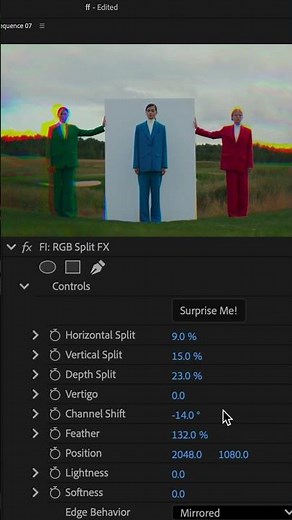 How to create RGB split effects in Adobe Premiere Pro