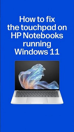 How to fix the touchpad on HP Notebooks running Windows 11 | HP Computers #shorts