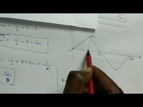 Triangular Wave RMS Value Calculation