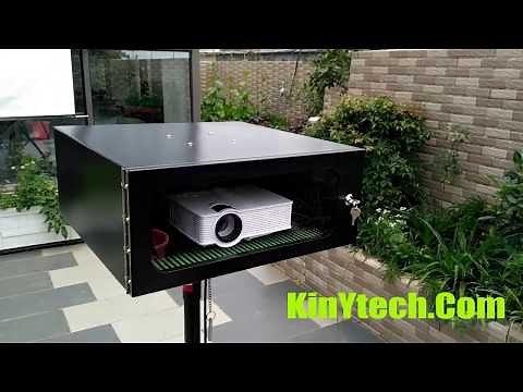 DIY outdoor projector enclosure weatherproof projector box