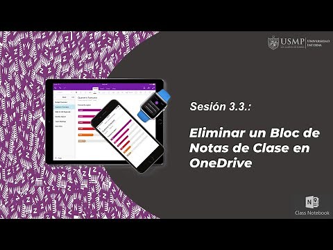 ClassNotebook 365 : Sesión 3.3. - Eliminar un Bloc de Notas de Clase en OneDrive