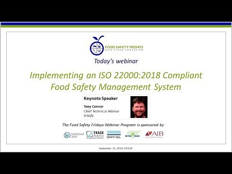Implementing an ISO 22000:2018 Compliant Food Safety Management System