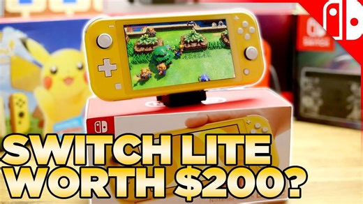 "Nintendo Switch Lite Comparison, Unboxing, & Review"