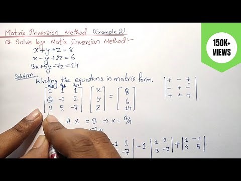 Matrix inverse method || matrix inverse 3x3