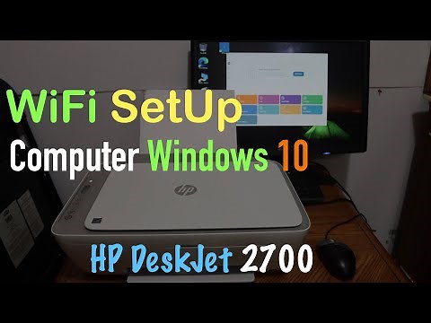HP DeskJet 2700 WiFi SetUp Computer Windows 10 !!