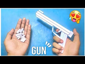 How to make paper gun easy and fast that shoots