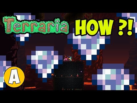 Terraria how to get DIAMOND (EASY) (ALL 5 WAYS) in Terraria