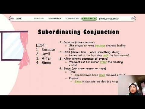 Introduction to Conjunction (SHLE3012-01 COMPUTER ASSISTED LANGUAGE LEARNING)