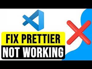 How to FIX PRETTIER NOT WORKING in VISUAL STUDIO CODE 2024 | Enable Prettier in VSCode
