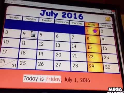 (REUPLOAD) Starfall Calendar July 2016 is Here