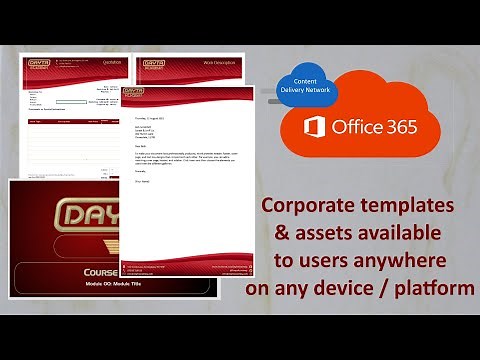 Access company templates & images anywhere with Office 365