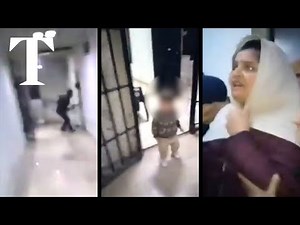 Moment rebels free women and children from notorious Syrian prison