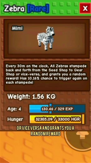 Zebra Pet Review! 🦓 Is It Worth It in Grow a Garden? | Roblox"