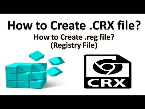 How to make .crx file of any chrome extension and make registry file