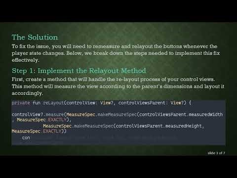 Solving the ExoPlayer Pause Button Visibility Problem in React Native