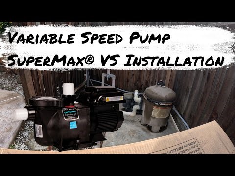 How to install Variable Speed Pump Supermax VS