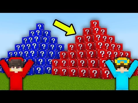 LUCKY BLOCK PYRAMID RACE in Minecraft!