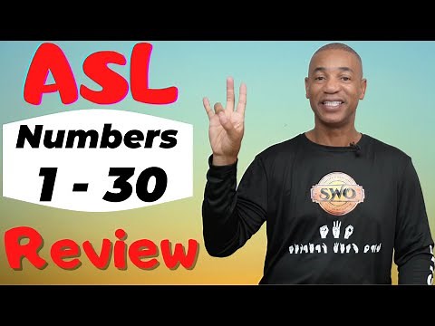 ASL Numbers 1-30 "Review" | Sign Language Numbers | American Sign Language | Signing Time