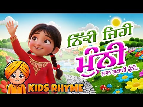 ਨਿੱਕੀ ਜੇਹੀ ਮੁੰਨੀ | Niki Jehi Munni | Popular Punjabi Rhymes for Kids | Learning Ladoo