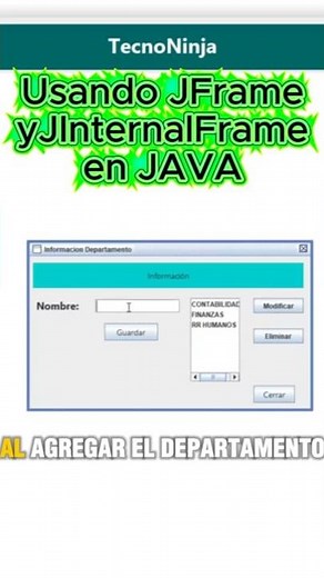 Part 3 - Create your own project in JAVA using JFrame and JInternalFrame! Complete Tutorial