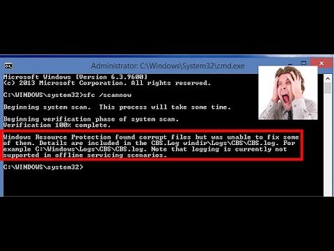 How To Fix Corrupt CBS.log File Found Using Deployment Image Servicing/ Management Windows 8.1 2016!