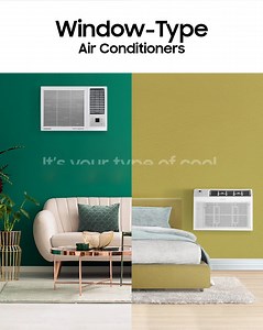17K views · 4.6K reactions | Introducing your new type of cool. Now made more compact with its premium design that fits any space. Upgrade to a powerful and durable home-cooling today with the Samsung Window-Type Air Conditioners. Learn more: spr.ly/WAC23-FB1 | Samsung | Facebook