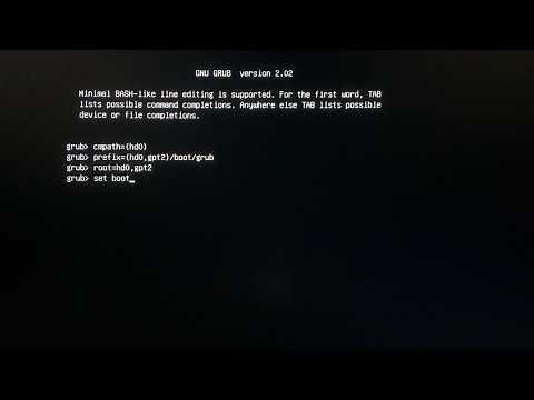 Gnu grub version 2.02