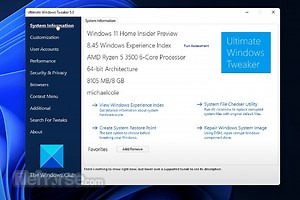 Ultimate Windows Tweaker - UWT